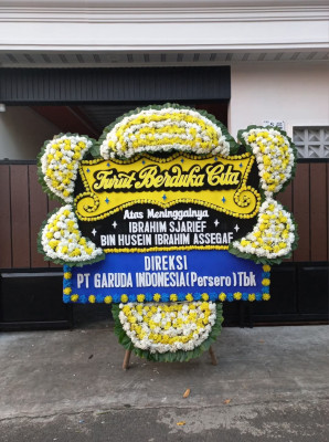 Papan Bunga Duka di Megang