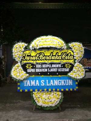 Papan Bunga Duka di Megang